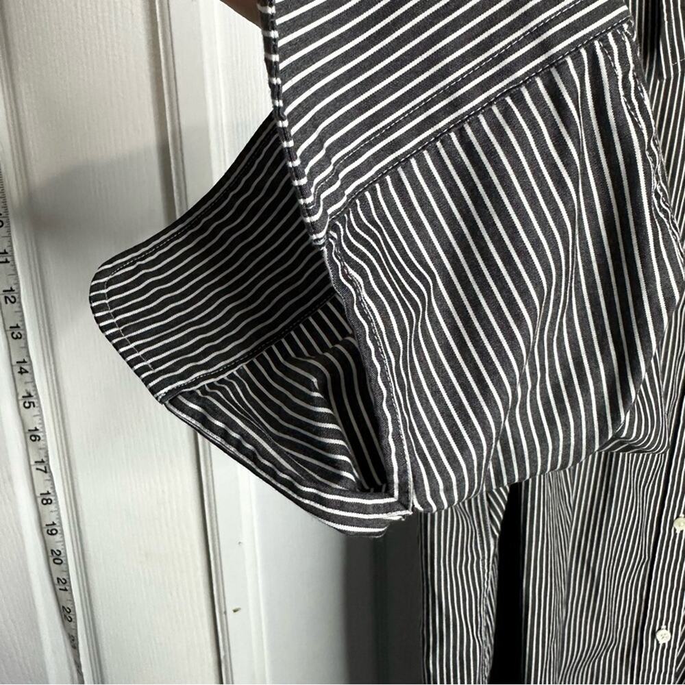 Lauren Ralph Womens Top Button Up Non Iron Logo Career Black 2x (Price Firm) - Picture 6 of 7